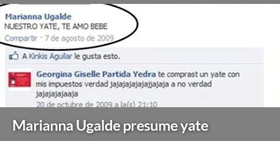 3-Marianna presume el-yate