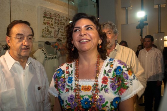 Ivonne Ortega fue cuestionada por el uso del patrimonio histórico para espectáculos durante su mandato. Foto: Notimex