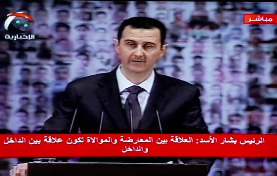 Syrian President Bashar Assad speech