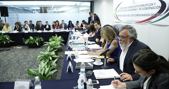 Comparecencia de consejeros del IFAI, ante las comisiones de Gobernación y de Anticorrupción y Participación Ciudadana del Senado. Foto: Cuartoscuro