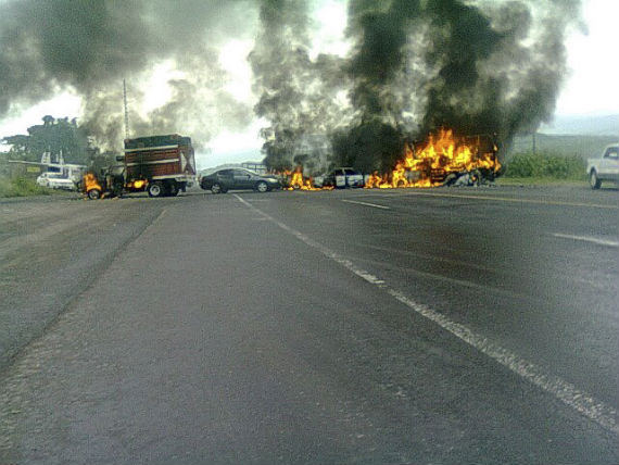 Enfrentamientos y narcobloqueos. Foto: Cuartoscuro