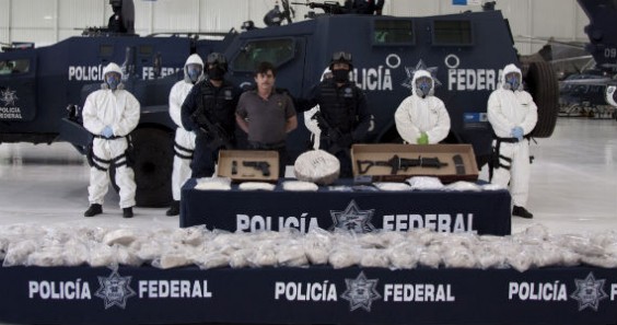 Decomiso de mentafetaminas a la organización. Foto: Cuartoscuro