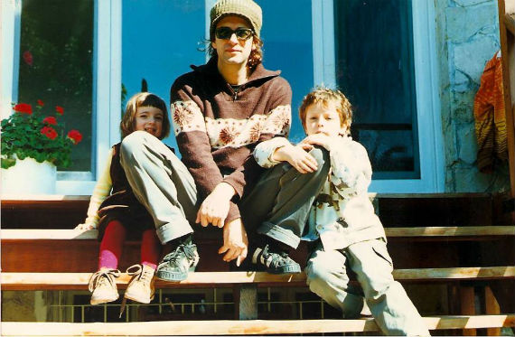 Gustavo Cerati y sus hijos (Foto: Facebook)
