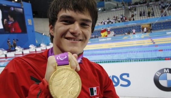 En la imagen, Gustavo Sánchez, máximo ganador de medallas en Londres 2012. Foto: Cuartoscuro