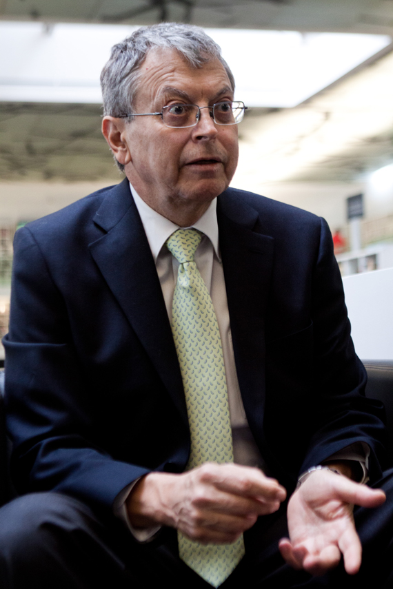 Manuel Camacho, en la entrevista. Foto: Antonio Cruz