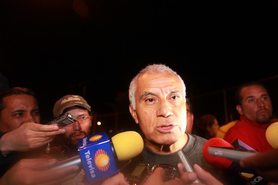 El General Rubén Pérez Ramírez tras ser liberado. Foto: Cuartoscuro