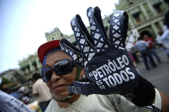 Protestas contra la Reforma Energética. Foto: Cuartoscuro