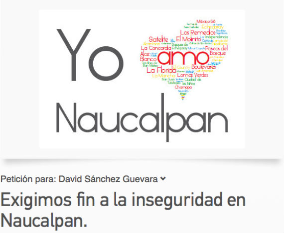Petición de habitantes de Naucalpan