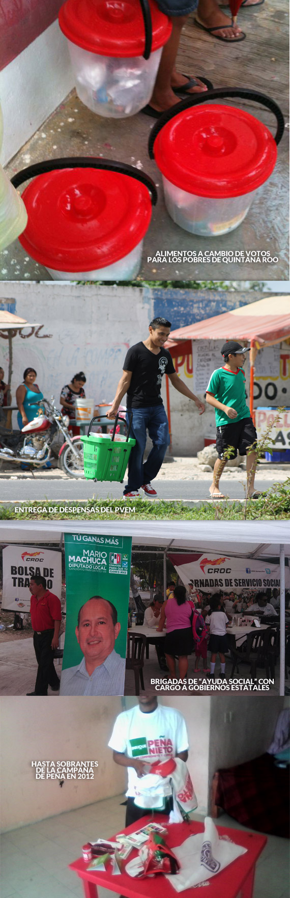 Material proporcionado por el PRD.