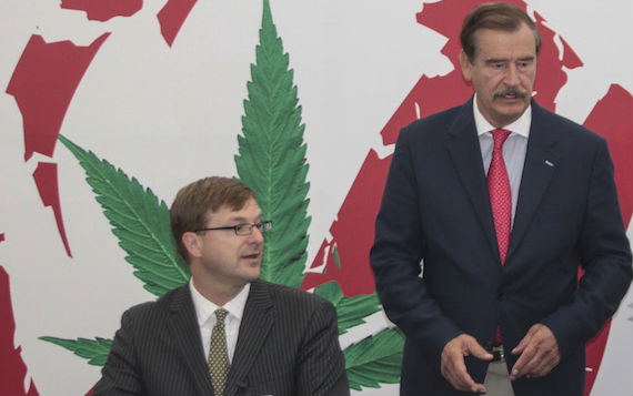 Fox con su socio. Foto: Notimex