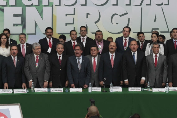 El PRI tomó la propuesta presidencial como una bandera de transformación. Foto: Cuartoscuro.