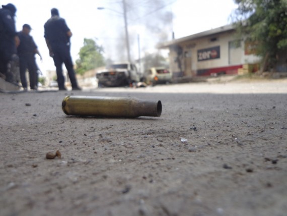 Una balacera registrada en Sinaloa. Foto: Cuartoscuro.