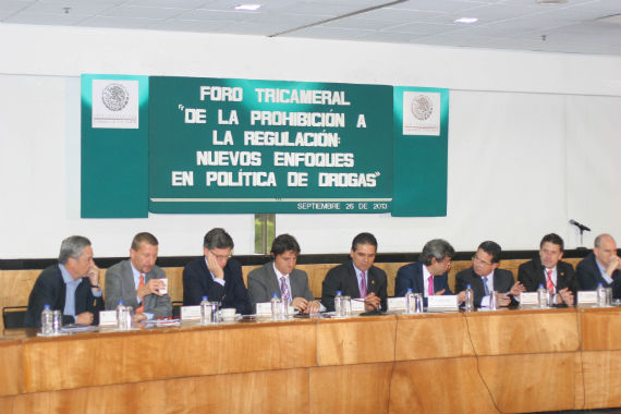 Foro Tricameral sonbre Drogas. Foto: FRancisco Cañedo, SinEmbargo.