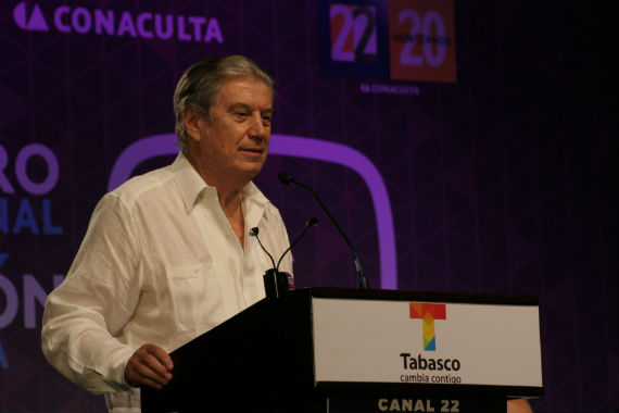 Raúl Cremoux, Director de Canal 22. Foto: Elizabeth Vilchis Martínez/SinEmbargo