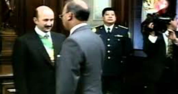 Carlos Salinas dio su primer grito en medio del fantasma de un fraude electoral. Foto: Tomada de YouTube.