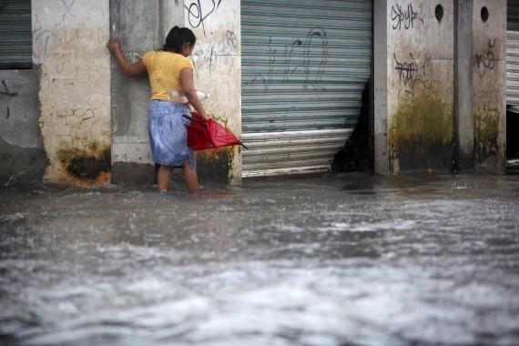 Afectaciones en Veracruz por "Ingrid". Foto: Cuartoscuro
