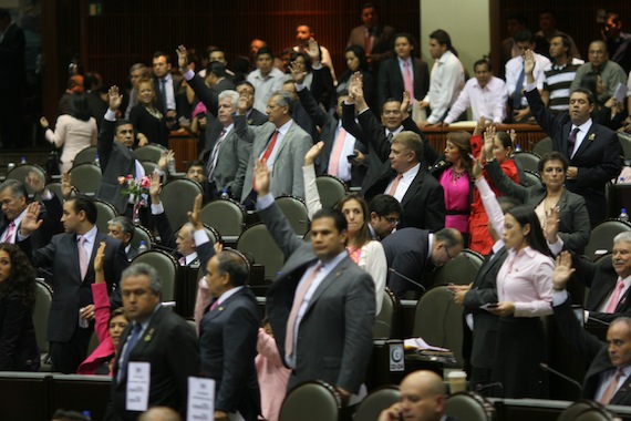 La Cámara de Diputados aprobó con 317 votos a favor y 164 en contra la reforma. Foto: Francisco Cañedo, SinEmbargo.