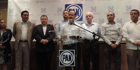 El dirigente nacional del PAN, Gustavo Madero, dice que apoyará acciones contra el IVA en la frontera. Foto: PAN