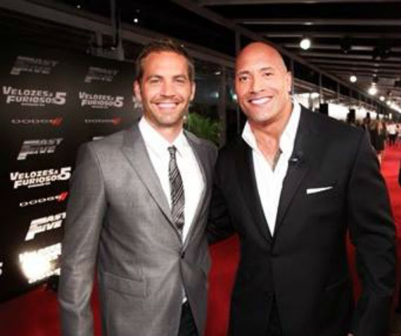 Con su amigo Paul Walker. Foto: Facebook