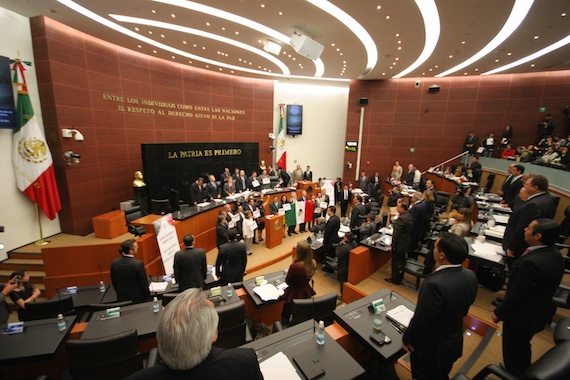 Cámara de Senadores. Foto: Francisco Cañedo, SinEmbargo
