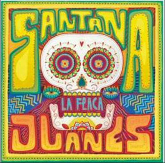 Con Carlos Santana grabó "La flaca", de Jarabe de Palo. Foto: Sony Music