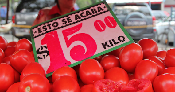 La inflación general anual presentó alzas durante el tercer trimestre de 2014, siendo la más alta.
