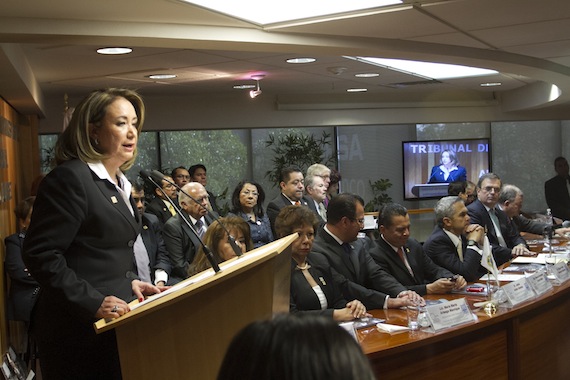 Yasmín Esquivel Mossa, Magistrada Presidenta del Tribunal de lo Contencioso Administrativo del Distrito Federal. Foto: Cuartoscuro