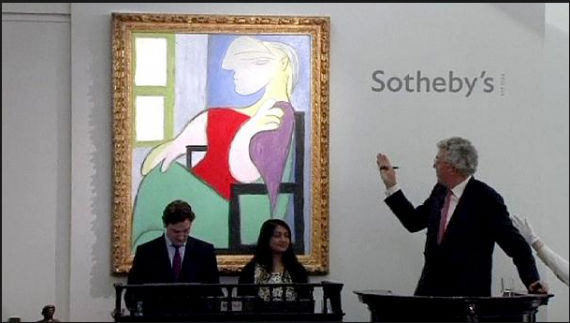 “Mujer sentada junto a una ventana” de Pablo Picasso. Foto: Euronews.