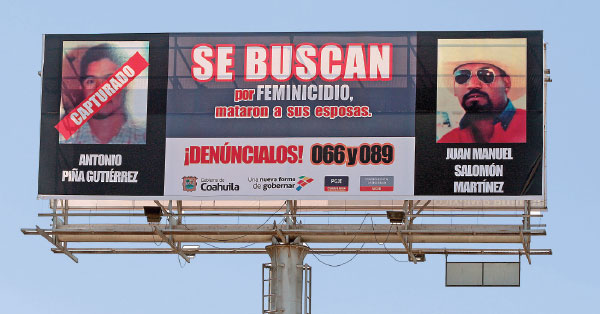 Una de los espectacular ubicado en Saltillo /Foto: Zócalo