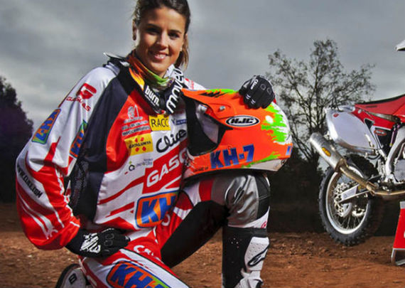 La competidora del Rally Dakar. Foto: EFE