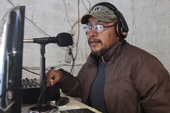 Francisco Alfaro Rodríguez, vocero del Frente Común de Resistencia Civil Pacífica (FCRCP). Foto: Saúl López, Cuartoscuro