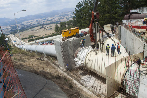 Red de agua potable en la Ciudad de México, hecha de material cancerígeno - cutzamala