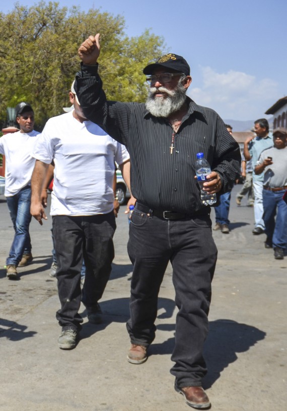 El vocero de las autodefensas en Michoacán. Foto: Cuartoscuro
