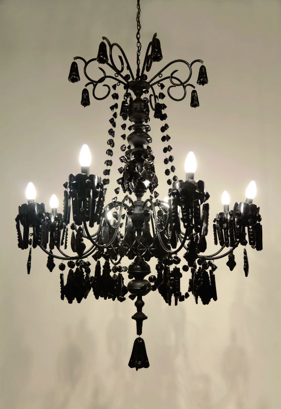 Lámpara, por Alejandra Prieto. Foto: ZM