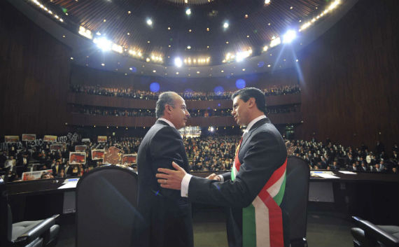 Calderón y Peña Nieto utilizan la misma estrategia en seguridad. Foto: Cuartoscuro