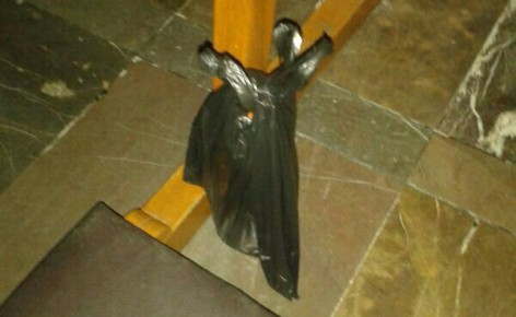 La bolsa que causó la alarma / Foto: Provincia