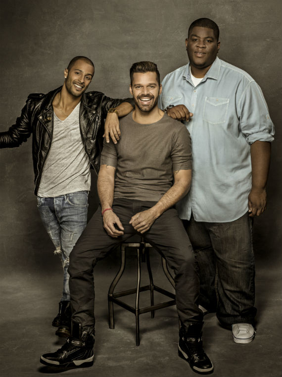El equipo de Supersong, con Ricky Martin en el centro. Foto: Sony Entertainment