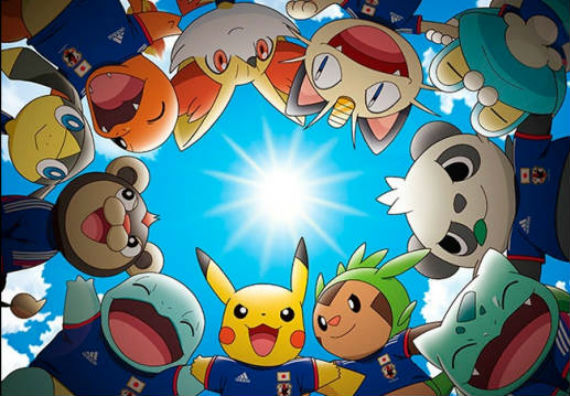 La fiebre del Mundial 2014 está influenciada por las animaciones japonesas. Foto: pokemon.co.jp