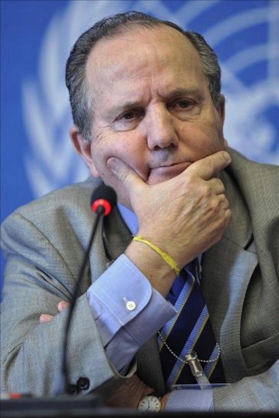 El Relator Especial de la ONU sobre la Tortura, Juan E. Méndez. Foto: EFE.