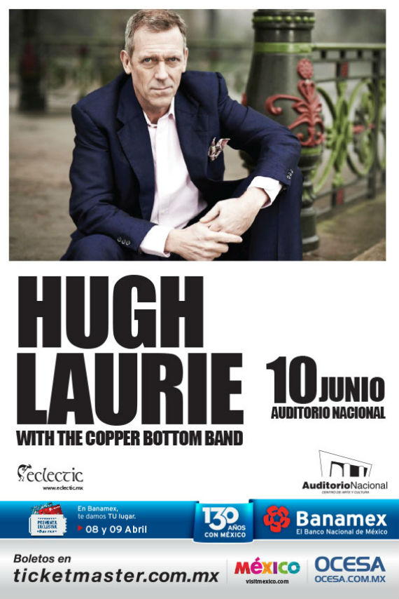 Hugh Laurie en México. Foto: Especial