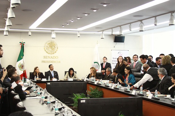 Reunión de Comisiones Unidas. Foto: Antonio Cruz, SinEmbargo