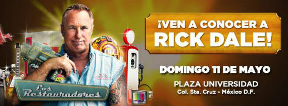Rick Dale en México. Foto: Facebook