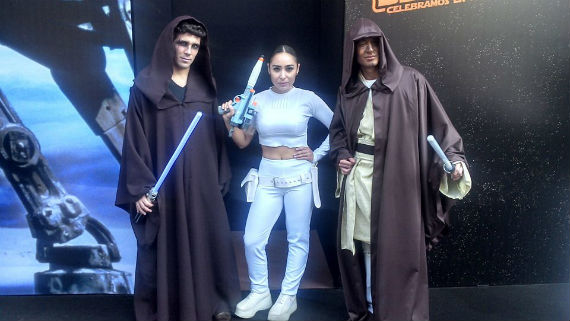 El cuatro de mayo volvió a ser motivo de celebración entre los fans de Star Was. Foto: Sin Embargo