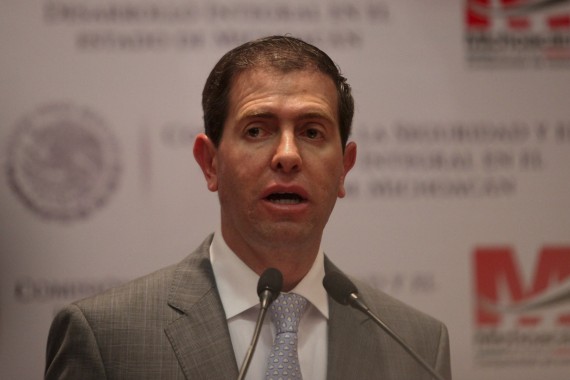 Alfredo Castillo Cervantes, Comisionado para la Seguridad y el Desarrollo de Michoacán. Foto: Cuartoscuro