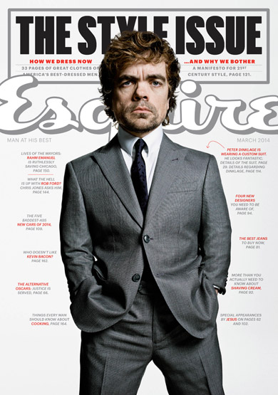 Fue portada de Esquire. Foto: Especial