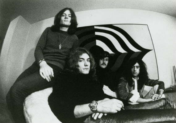 Led Zeppelin en una imagen de 1969. Foto: Warner Music