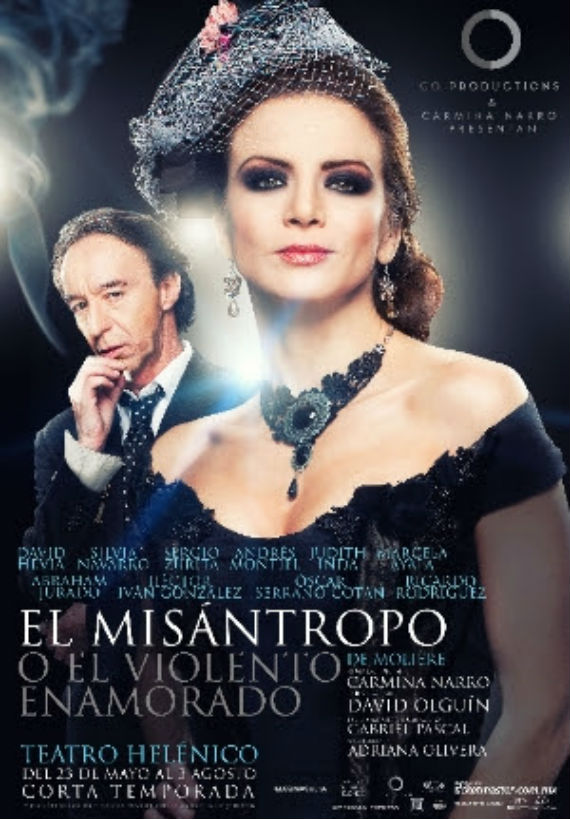 El misántropo llega al Teatro Helénico. Foto: CONACULTA