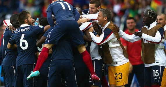 El equipo de Francia derrotó a la Selección de Honduras. Foto: EFE