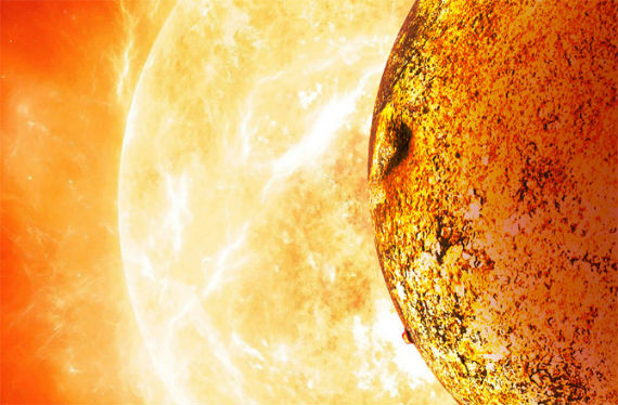 La órbita cercana a las enanas rojas sometería a los planetas a un severo clima espacial. Foto: CfA