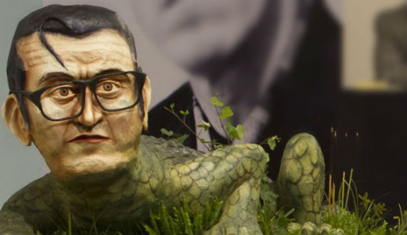 La escultura que presidió el acto en Bellas Artes. Foto: CONACULTA